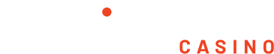 Revolution Casino logo, white wordmark with the red CASINO tag on a black background